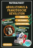 Vorschau - Stundenentwürfe - Materialpaket - Bundle - Absolutismus und Französische Revolution - Deckblatt