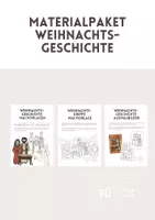 Vorschau - Mal- und Bastelvorlagen - Materialpaket Weihnachtsgeschichte, Mal- und Bastelvorlagen - Deckblatt