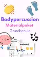 Vorschau - Stundenentwürfe - Bodypercussion: Materialpaket für Grundschule – Rhythmus, Bewegung & Musik - Deckblatt