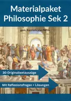 Vorschau - Arbeitsblätter - Philosophie EF, Q1, Q2 (Materialpaket) Klasse 11-13 - Deckblatt