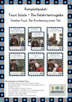 Vorschau - Stundenentwürfe - Komplettpaket: Faust fatale - Die Gelehrtentragödie - Deckblatt