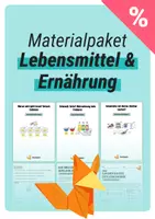 Vorschau - Arbeitsblätter - Materialpaket: Ernährung & Lebensmittel - Deckblatt