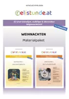 Vorschau - Stundenentwürfe - MATERIALPAKET WEIHNACHTEN - katholische Religion (1. - 4. Schulstufe) - Deckblatt