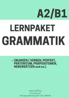 Vorschau - Stationenlernen - Deutsch Grammatik A2/B1 – Übungen zu Verben, Zeiten, Präpositionen & Nebensätzen (DaF/DaZ) - Deckblatt