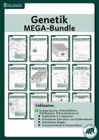 Vorschau - Arbeitsblätter - Genetik MEGA-Bundle (Klasse 9–12) - Deckblatt