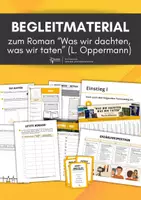 Vorschau - Arbeitsblätter - Sparpaket zum Roman "Was wir dachten, was wir taten" (L. Oppermann) - Deckblatt