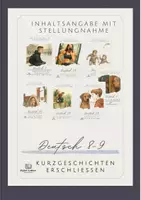 Vorschau - Stundenentwürfe - XXL Inhaltsangabe mit Stellungnahme - 8 Kurzgeschichten + Anleitung Schritt für Schritt - Deckblatt
