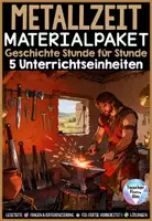Vorschau - Unterrichtsreihen - Metallzeiten Materialpaket - Bronzezeit, Eisenzeit, Kelten, Germanen & Himmelsscheibe von Nebra - Deckblatt
