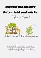 Vorschau - Stundenentwürfe - Materialpaket Unterrichtsentwürfe Englisch Referendariat - Deckblatt