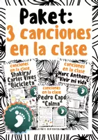 Vorschau - Arbeitsblätter - Paket: Canciones en la clase de español - Deckblatt