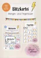 Vorschau - Bildkarten - Bundle: Blitzkartei Mengenbilder und Fingerbilder - Deckblatt