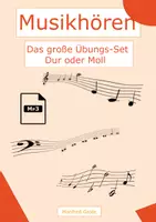 Vorschau - Arbeitsblätter - Alles über Dur und Moll - Materialpaket - Deckblatt