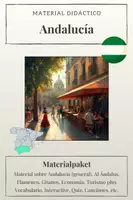 Vorschau - Arbeitsblätter - Andalucía – una comunidad con muchas facetas (Materialpaket) - Deckblatt
