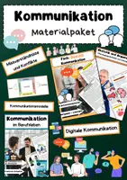 Vorschau - Arbeitsblätter - Kommunikation Materialpaket: Modelle, Sprache & Rhetorik - Deckblatt