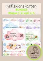 Vorschau - Anderer Materialtyp - Relfexionskarten Klassen 1-4 für mehr Ruhe und Selbstreflexion -BUNDLE - Deckblatt