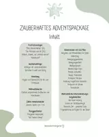 Vorschau - Arbeitsblätter - Zauberhaftes Adventspackage - Deckblatt
