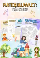 Vorschau - Arbeitsblätter - Materialpaket: Märchen - Deckblatt