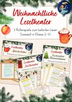 Vorschau - Unterrichtsreihen - Bundle: Weihnachtliche Lesetheater (Dialoglesen) - Deckblatt