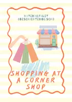 Vorschau - Arbeitsblätter - Shopping at a corner shop — Materialpaket - Deckblatt