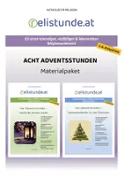 Vorschau - Stundenentwürfe - MATERIALPAKET ADVENT - katholische Religion (5. - 8. Schulstufe) - Deckblatt