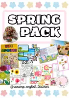 Vista previa - Manualidades / Dibujos para colorear - SPRING PACK - Portada