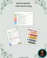 Vorschau - Arbeitsblätter - Materialpaket Elternsprechtag - Deckblatt