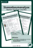 Vorschau - Arbeitsblätter - Stammbaumanalyse – Marfan-Syndrom & Phenylketonurie - Deckblatt