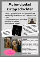 Vorschau - Stundenentwürfe - Kurzgeschichten - Materialpaket - Deckblatt