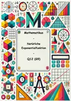Vorschau - Stundenentwürfe - Oberstufe Mathe Natürliche Exponentialfunktion (12_G9) - Deckblatt