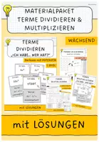 Vorschau - Arbeitsblätter - Materialpaket: Terme multiplizieren und dividieren - Deckblatt