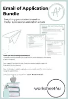 Vorschau - Arbeitsblätter - Email of Application Bundle - Deckblatt