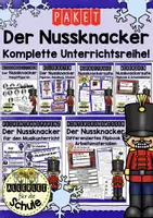 Vorschau - Stundenentwürfe - "Der Nussknacker": Komplette Unterrichtsreihe für die Grundschule - Deckblatt