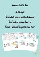 Vorschau - Arbeitsblätter - Podcast CheckPod: Archäologie, Fahrrad, Schatzsucher & Grabräuber und Ferien - Deckblatt