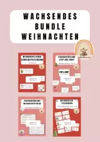 Vorschau - Stundenentwürfe - Wachsendes Bundle Weihnachten - Deckblatt