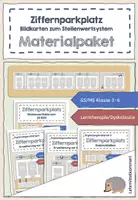 Vorschau - Fördermaterial/Inklusion - Materialpaket "Stellenwerttafel" - Bildkarten zum Stellenwertsystem - Deckblatt