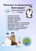 Vorschau - Mal- und Bastelvorlagen - „Winterzeit im Klassenzimmer“- Kreative Materialien zu Wortschatz, Schreiben & Basteln“ - Deckblatt