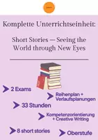 Vorschau - Arbeitsblätter - Unterrichtseinheit: "Short Stories – Seeing the World through New Eyes" - Deckblatt