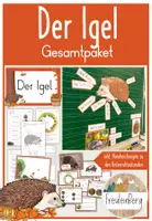 Vorschau - Unterrichtsreihen - Der Igel - GESAMTPAKET - Klasse 1/2 - differenziert (inkl. Stundenentwürfe) - Deckblatt