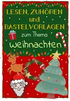 Vorschau - Mal- und Bastelvorlagen - Materialpaket: Lesen, Zuhören und Bastelvorlagen zum Advent - Deckblatt