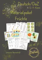 Vorschau - Unterrichtsreihen - Materialpaket Früchte DaZ- und Deutschunterricht - Deckblatt