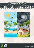 Vorschau - Arbeitsblätter - Combo Pack - Colourful Caribbean (Blue Line/Red Line 5) - Deckblatt