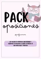 Vista previa - Tarjetas / Manipulativos - PACK OPOS - Portada