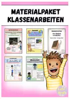 Vorschau - Klassenarbeiten - Materialpaket Klassenarbeiten (Fach DEUTSCH) - Deckblatt