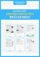 Vorschau - Arbeitsblätter - Technik - Grundlagen des Brückenbau - Deckblatt