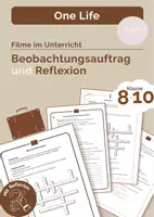 Vorschau - Arbeitsblätter - Beobachtungsauftrag zum Film und Reflexionskarten - Deckblatt