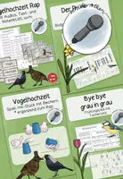Vorschau - Stundenentwürfe - Frühlingsmaterialien - Deckblatt
