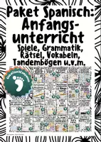 Vorschau - Arbeitsblätter - Umfassendes, wachsendes Spanisch-Paket für den Anfangsunterricht – motivierend, vielfältig und praxiserprobt - Deckblatt