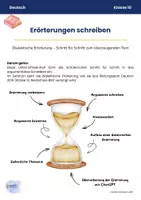 Vorschau - Unterrichtsreihen - Materialpaket: Dialektische Erörterung - Deckblatt