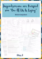 Vorschau - Stundenentwürfe - Bundle: Jugendromane im EU am Beispiel von "One Of Us Is Lying" - Deckblatt