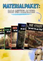 Vorschau - Unterrichtsreihen - Materialpaket: Das Mittelalter (Komplette Unterrichtsreihe) - Deckblatt